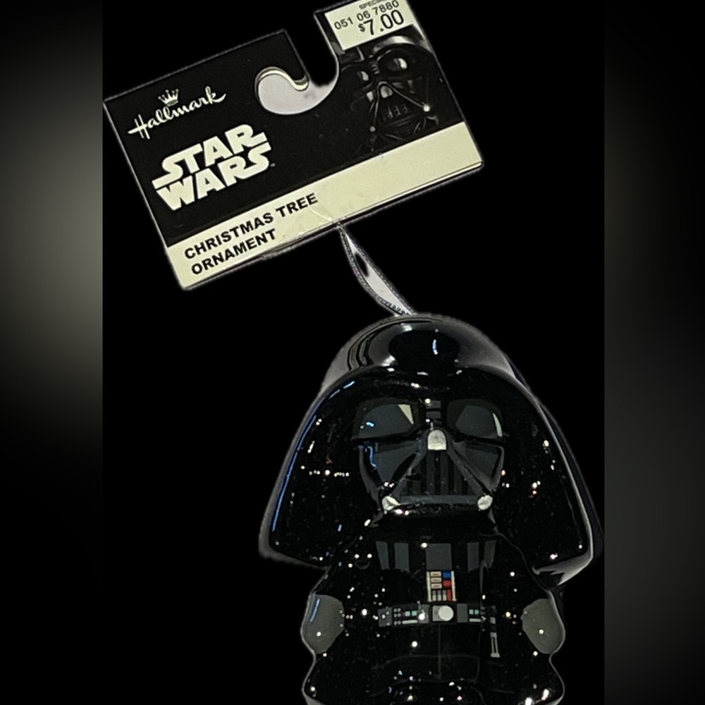 Hallmark Black Star Wars Darth Vader Ornament